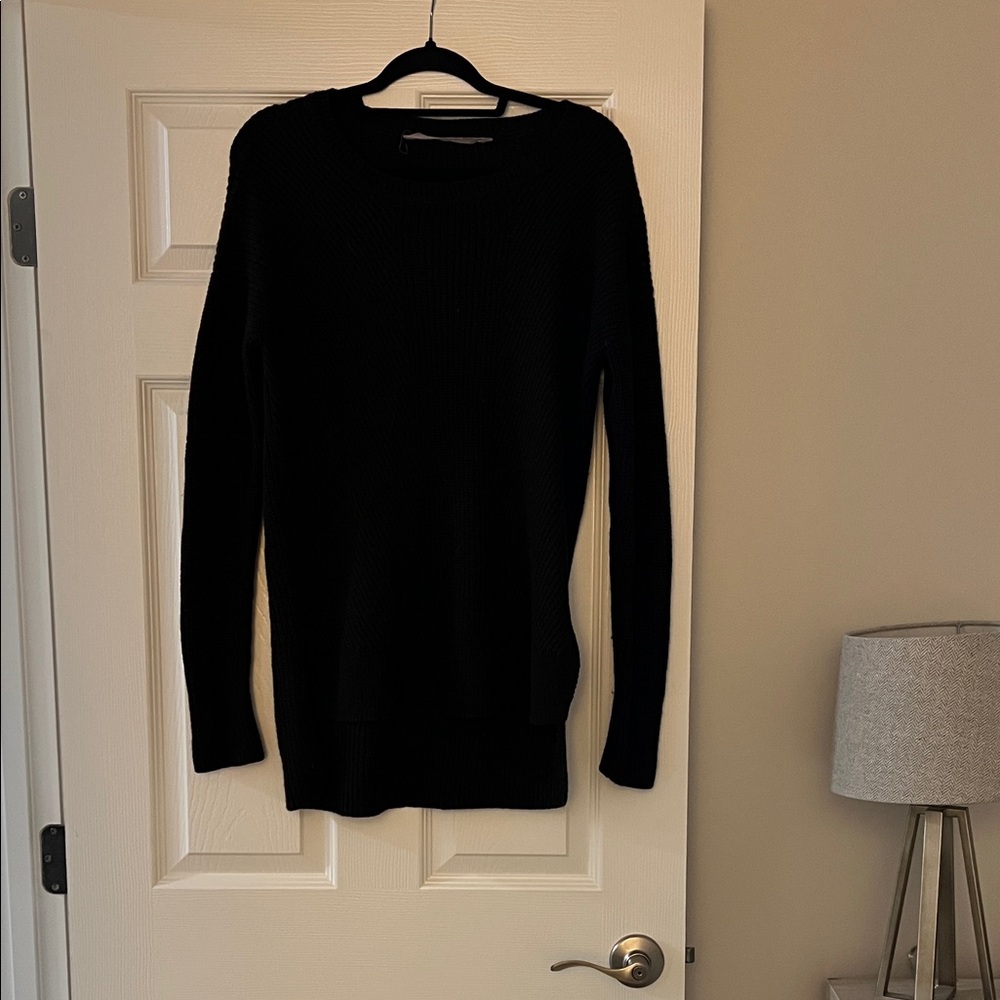Athleta Black Crewneck Sweater